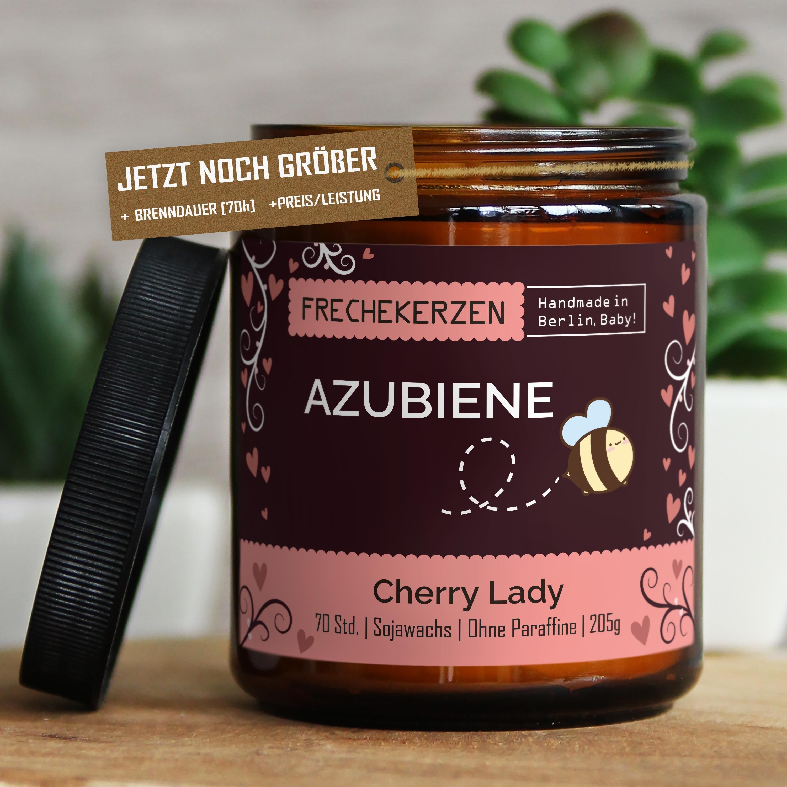 Geschenkkerze Duftkerze azubiene #401