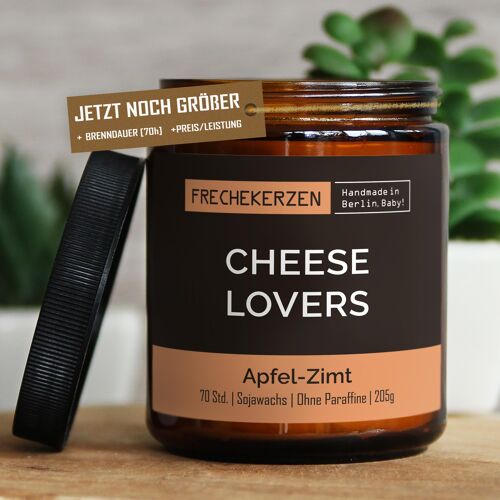 Geschenkkerze Duftkerze cheese lovers #661