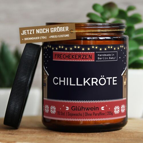 Geschenkkerze Duftkerze chillkröte #701