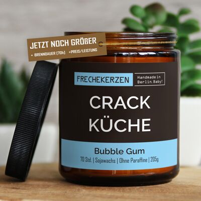 Geschenkkerze Duftkerze crack küche #721