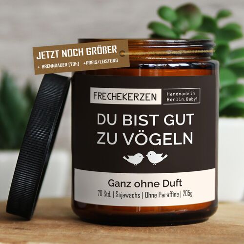 Geschenkkerze Duftkerze du bist gut zu vögeln #1401