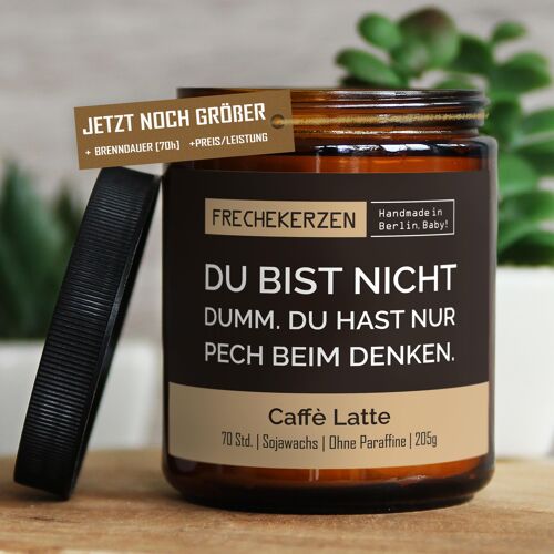 Geschenkkerze Duftkerze du bist nicht dumm.… #1421