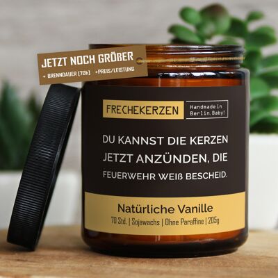 Geschenkkerze Duftkerze du kannst die kerzen… #1471