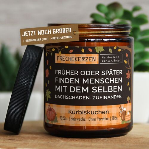 Geschenkkerze Duftkerze früher oder später finden… #2111