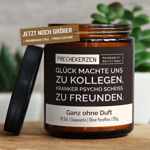 Geschenkkerze Duftkerze glück machte uns … #2301