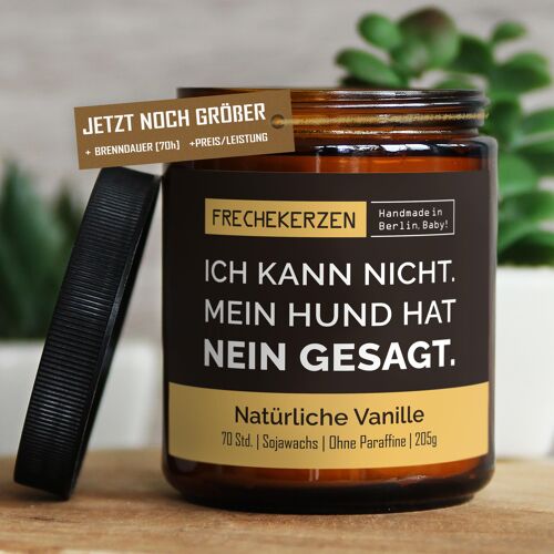 Geschenkkerze Duftkerze ich kann nicht. mein… #3511
