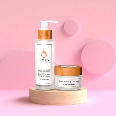 Mascarilla y activador de rosas