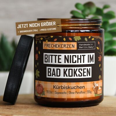 Geschenkkerze Duftkerze bitte nicht im bad 1 #4772