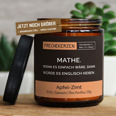 Geschenkkerze Duftkerze mathe. wenn es einfach… #5432