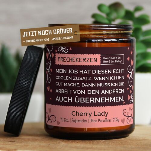 Geschenkkerze Duftkerze mein job hat diesen… #5492