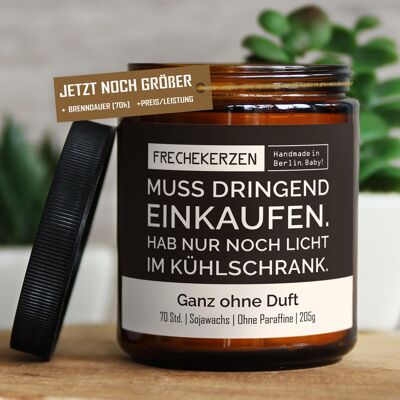 Geschenkkerze Duftkerze muss dringend einkaufen. hab… #5742