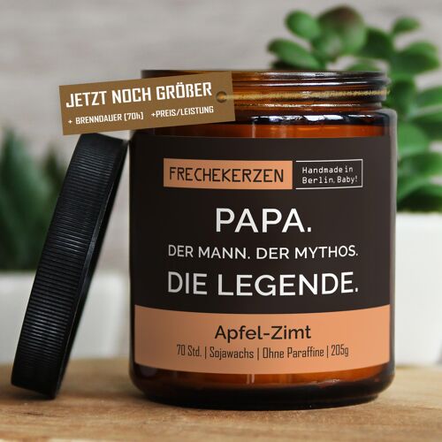 Geschenkkerze Duftkerze papa. der mann. der… #6122