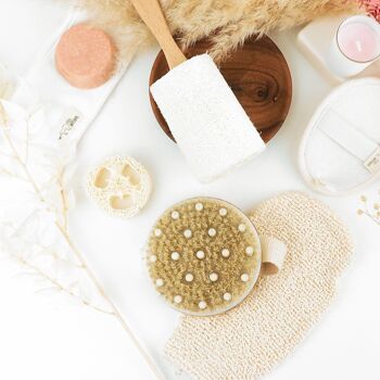 Gant exfoliant en jute - Feel Natural 2