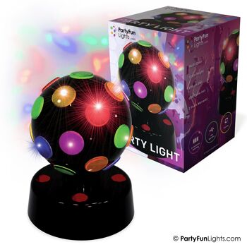 Lampe de fête USB multicolore 4" (10 cm) 4