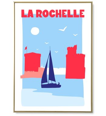 Affiche ville La Rochelle 1