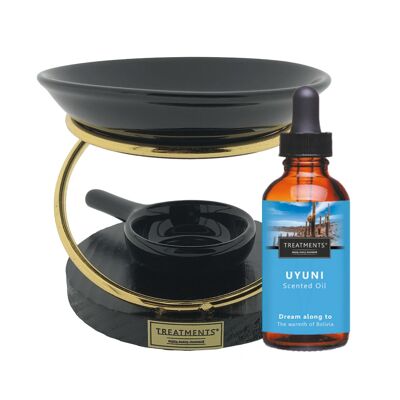 Treatments® - Diffuseur d'huiles parfumées + Huile parfumée Uyuni - 20 ml