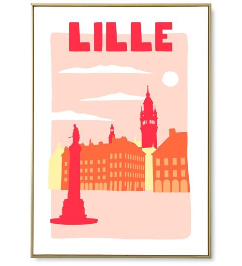 Affiche ville Lille