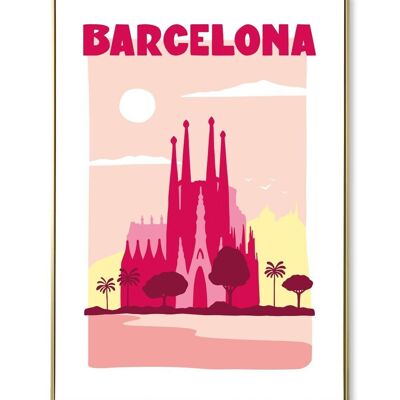 Barcelona-Stadtplakat