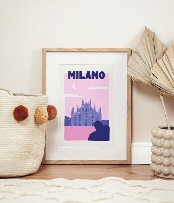 Affiche ville Milano 2