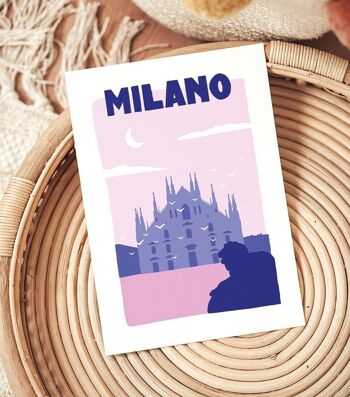 Affiche ville Milano 3