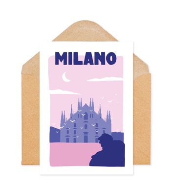 Affiche ville Milano 4