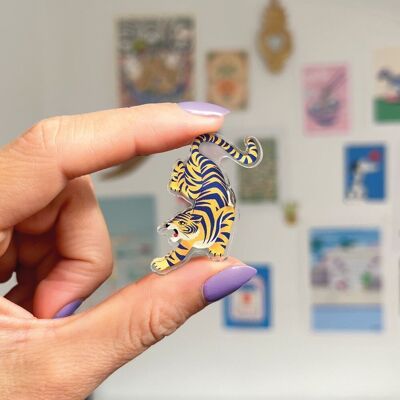 Tiger Acrylic Pins