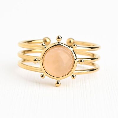 Glow Rose Quartz Ring