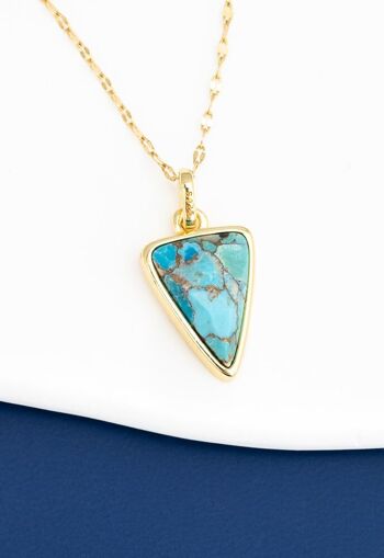 Collier élémentaire en turquoise 6