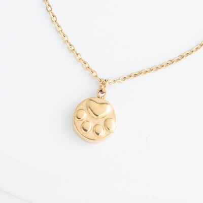 Girl’s Best Friend Paw Print Necklace