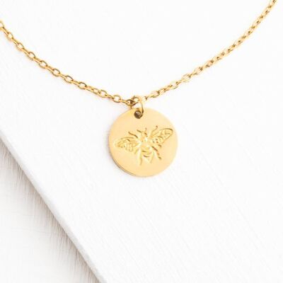 Honey Bee Pendant Necklace