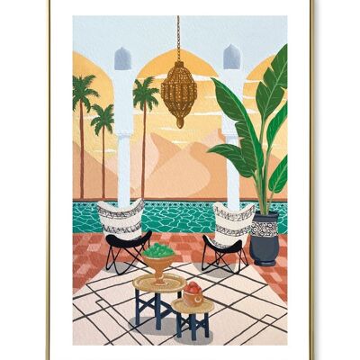 Riad with view poster