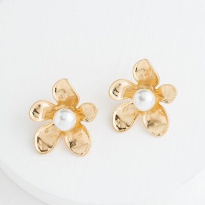 Pendientes Hope In Bloom en Oro