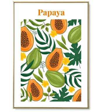 Affiche Papaya 1
