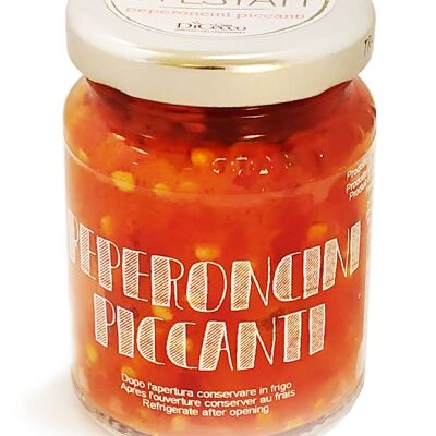 Peperoncini piccanti in olio extra vergine di oliva