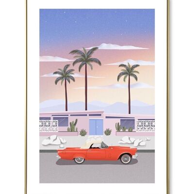 Cartel de la ciudad de Palm Springs