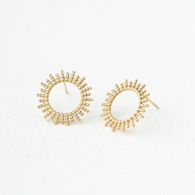 Glow For It Gold Studs