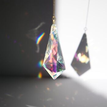 Suncatcher iridescent ELIXIR, Attrape-soleil en cristal, Décoration Magique, Mobile à suspendre Arc En Ciel 6