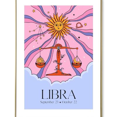 Affiche astro Libra