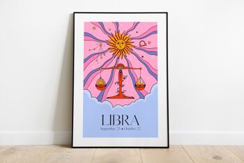 Affiche astro Libra 3