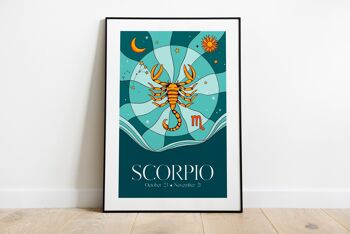 Affiche astro Scorpio 3