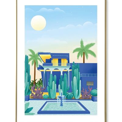 Majorelle-Garten-Poster