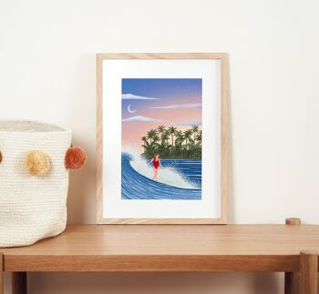 Affiche Surf à Hawaii 4