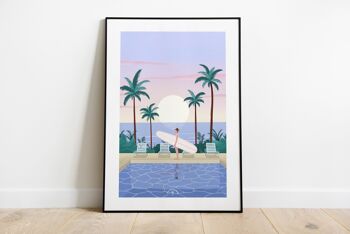 Affiche Surf and pool 4