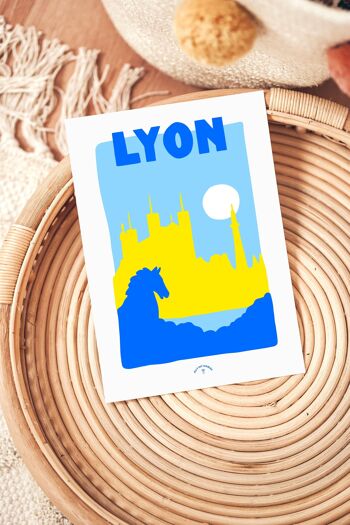 Affiche ville Lyon 3