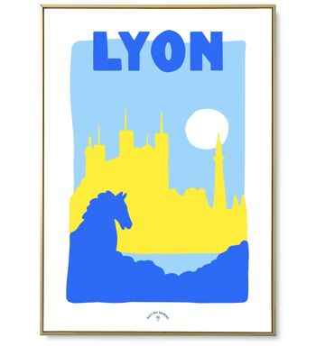 Affiche ville Lyon 5