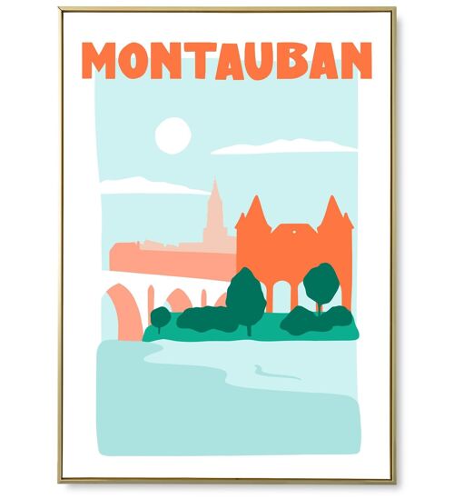 Affiche ville Montauban