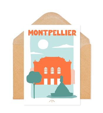 Affiche ville Montpellier 4