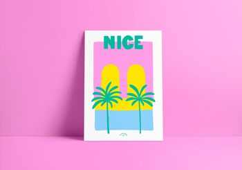 Affiche ville Nice 4