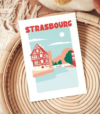 Affiche ville Strasbourg 3