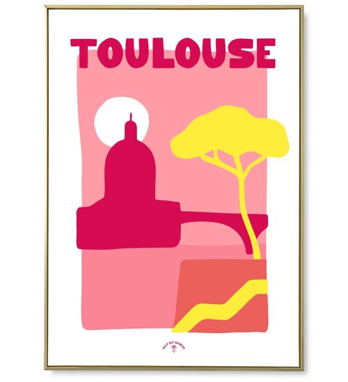 Affiche ville Toulouse